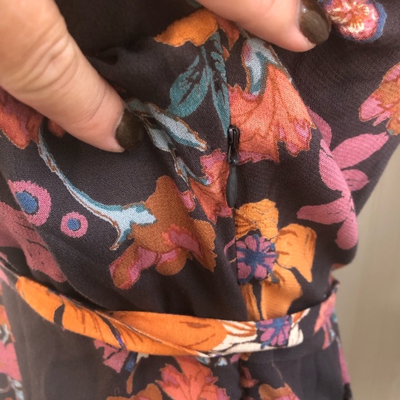 Free People Violet Hill Floral Printed Tunic Size 2 - Picture 6 of 10